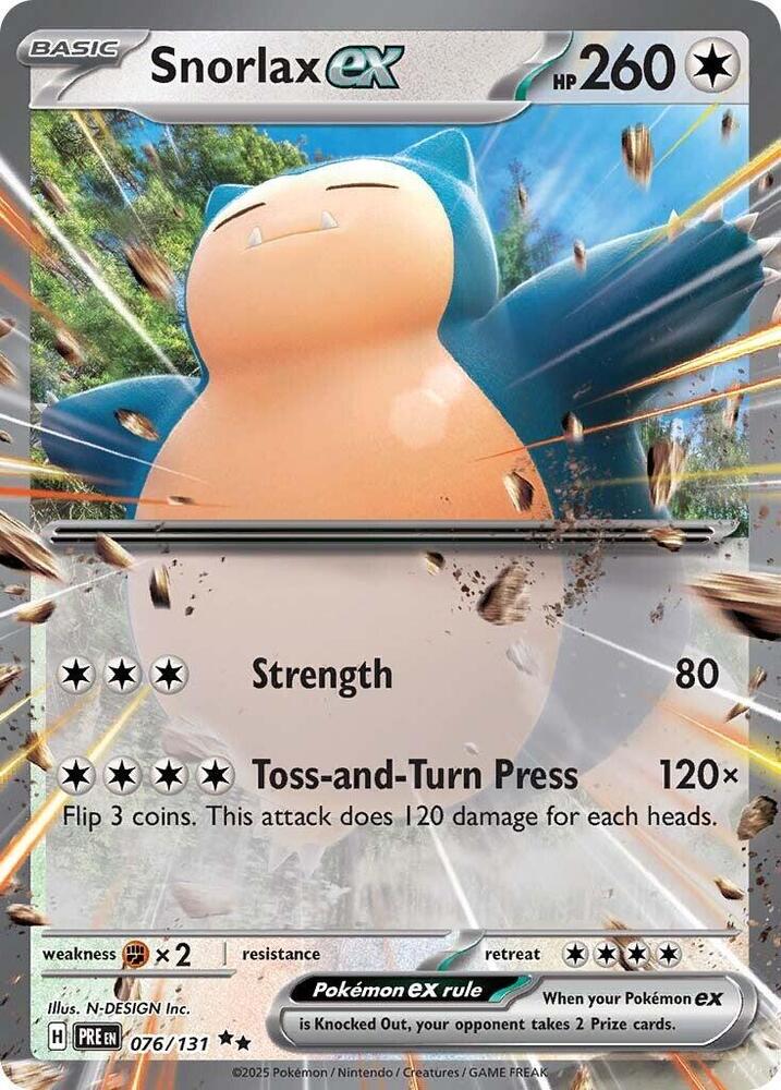 Snorlax ex (076/131) [Scarlet & Violet: Prismatic Evolutions] | Enigma On Main