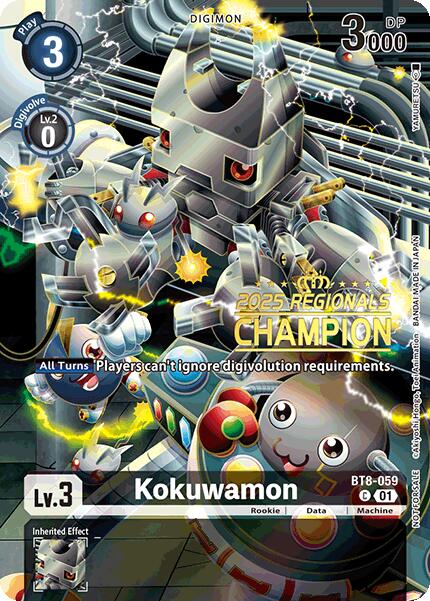 Kokuwamon [BT8-059] (2025 Regionals Champion) [New Awakening Promos] | Enigma On Main
