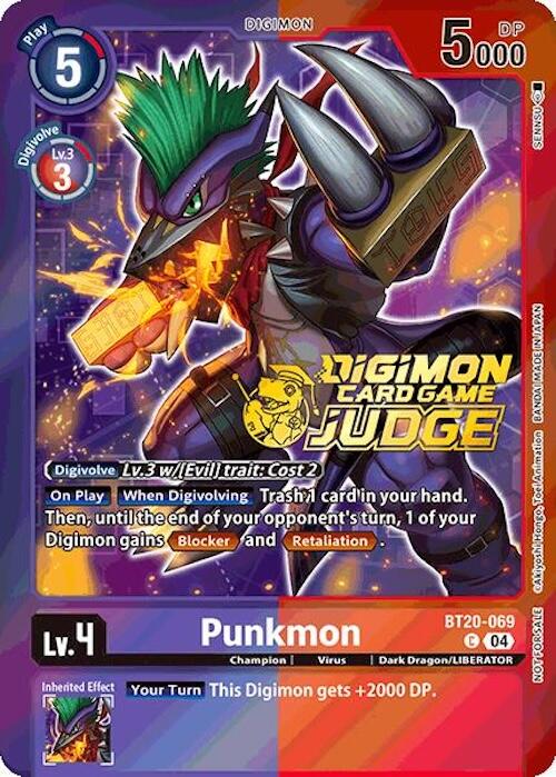 Punkmon [BT20-069] (Judge Pack 2025 Wave 1) [Release Special Booster Ver.2.5 Promos] | Enigma On Main