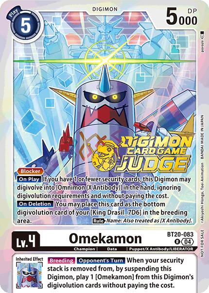 Omekamon [BT20-083] (Judge Pack 2025 Wave 1) [Release Special Booster Ver.2.5 Promos] | Enigma On Main