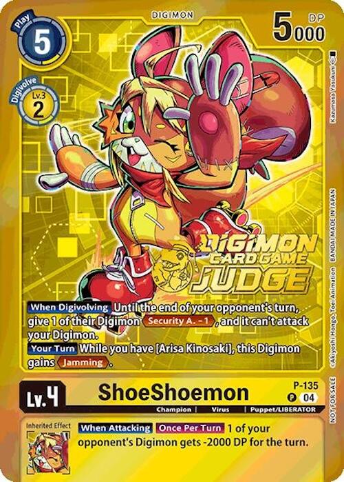 ShoeShoemon [P-135] (Judge Pack 2025 Wave 1) [Promotional Cards] | Enigma On Main