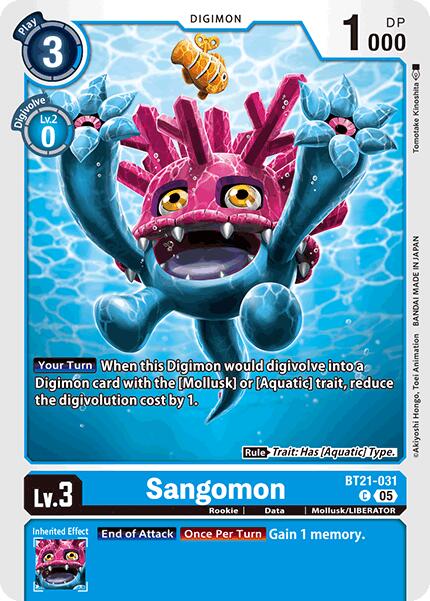 Sangomon [BT21-031] [World Convergence] | Enigma On Main