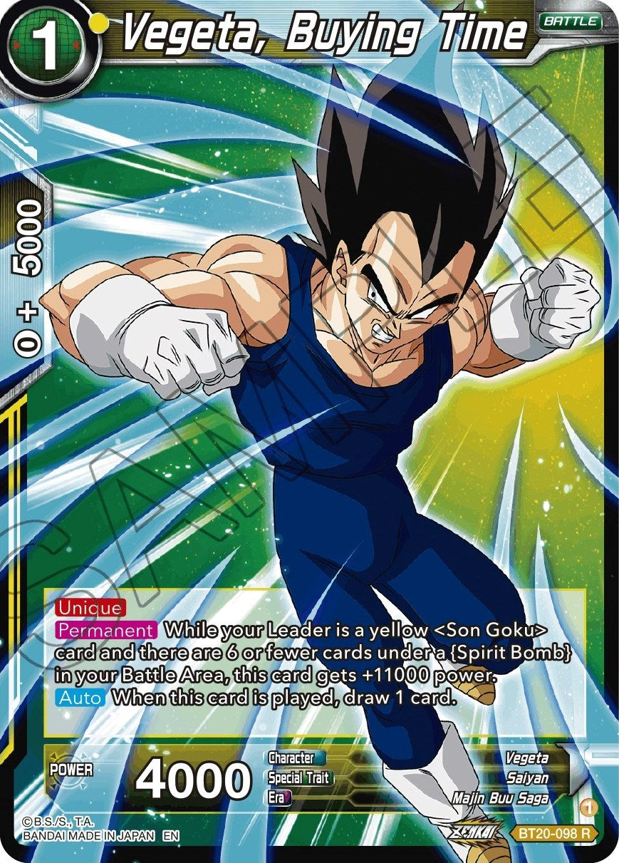 Vegeta, Buying Time (BT20-098) [Power Absorbed] | Enigma On Main
