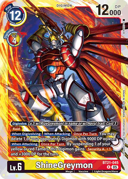 ShineGreymon [BT21-045] [World Convergence] | Enigma On Main