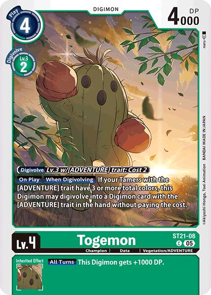 Togemon [ST21-08] [Starter Deck: Hero of Hope] | Enigma On Main