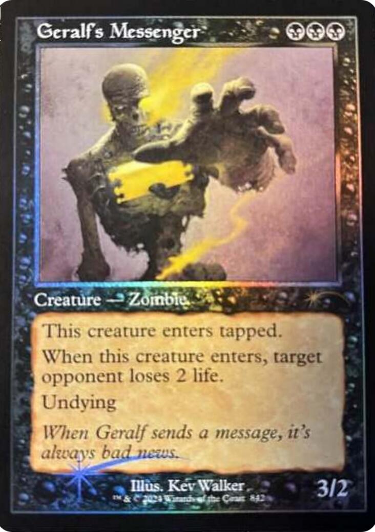 Geralf's Messenger (842) (Retro Frame) [Secret Lair Drop Series] | Enigma On Main