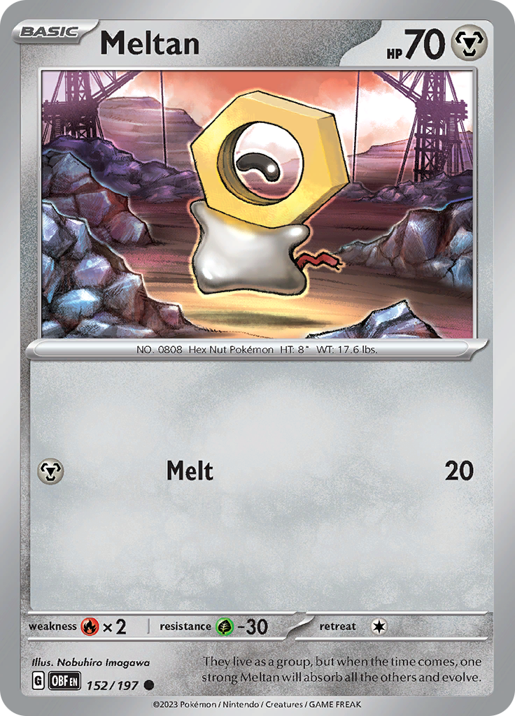 Meltan (152/197) [Scarlet & Violet: Obsidian Flames] | Enigma On Main