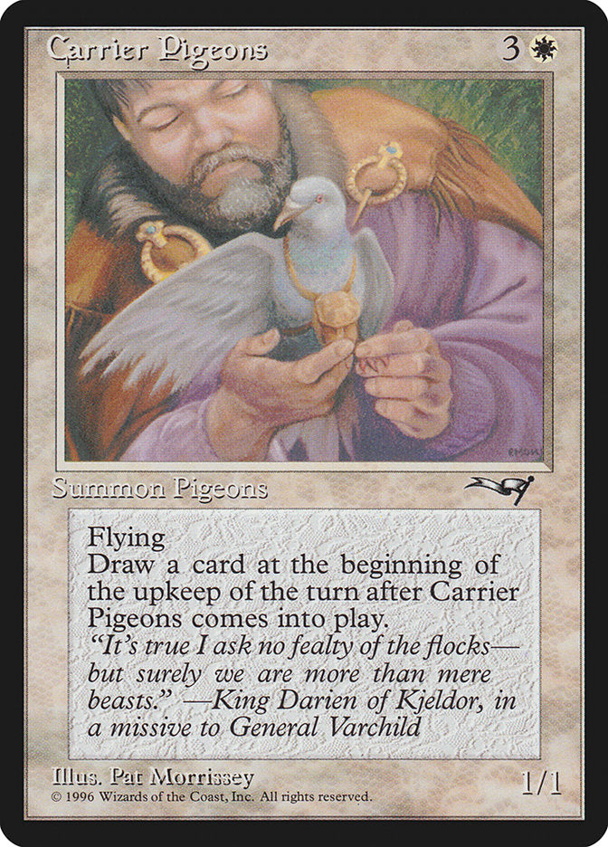 Carrier Pigeons (Holding Pigeon) [Alliances] | Enigma On Main