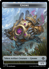 Gnome // Gnome Soldier Double-Sided Token [The Lost Caverns of Ixalan Tokens] | Enigma On Main