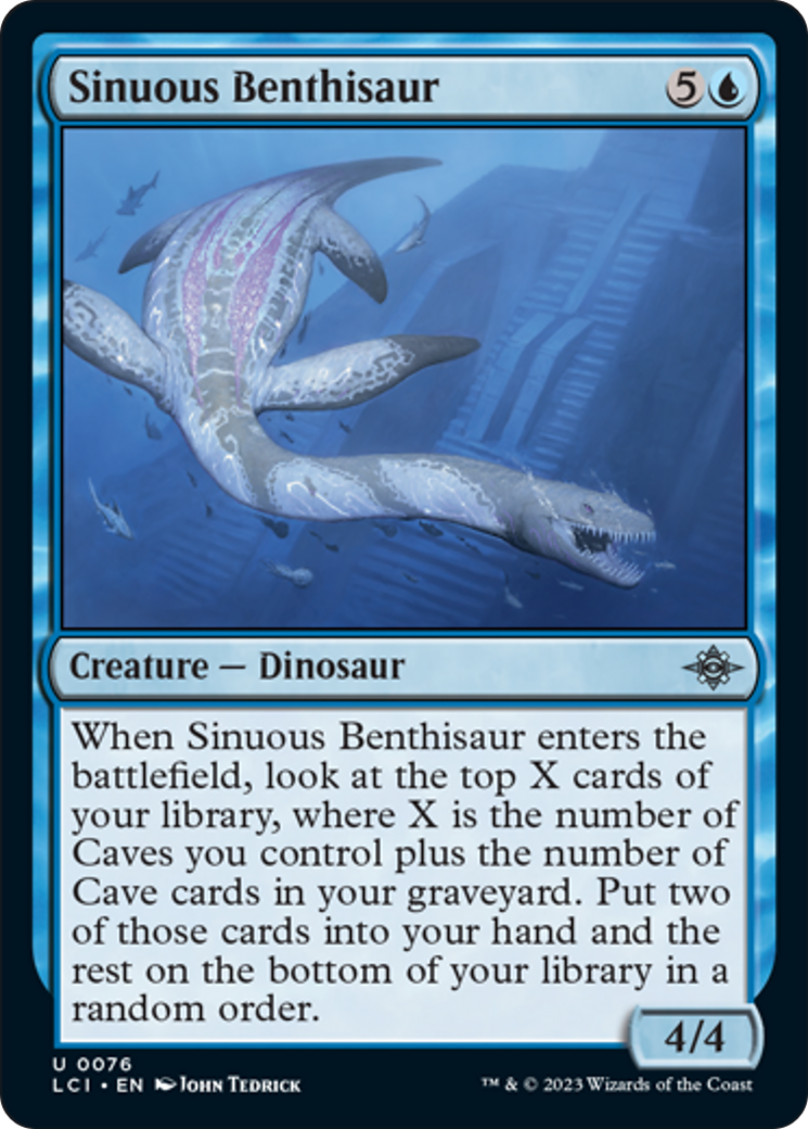 Sinuous Benthisaur [The Lost Caverns of Ixalan] | Enigma On Main