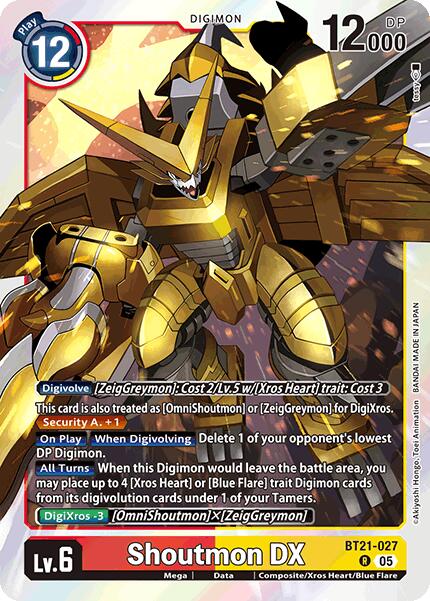Shoutmon DX [BT21-027] [World Convergence] | Enigma On Main