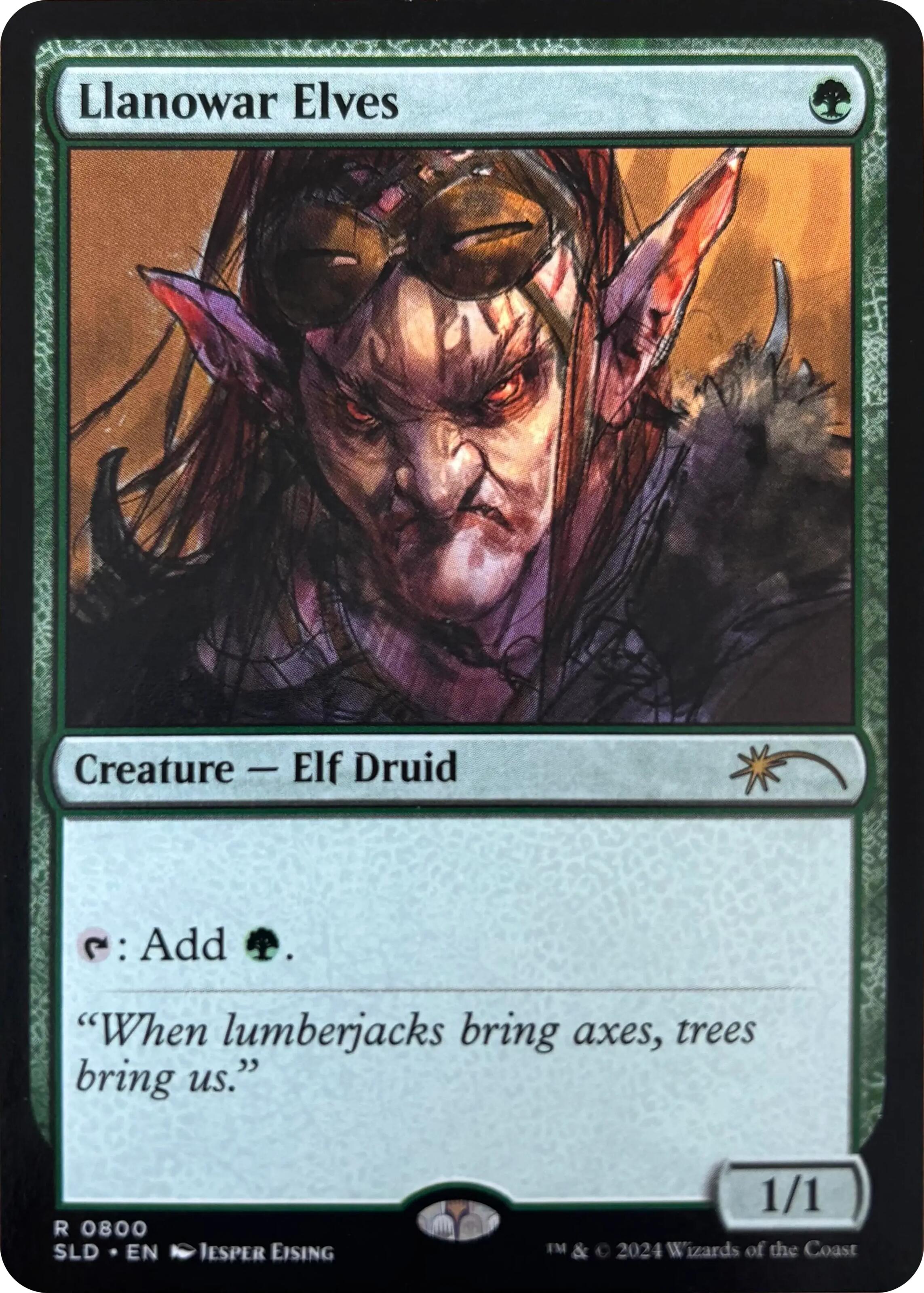 Llanowar Elves (0800) [Secret Lair Drop Series] | Enigma On Main