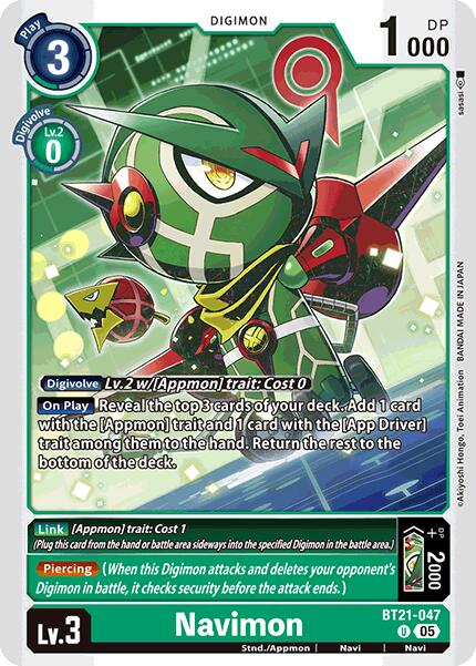 Navimon [BT21-047] [World Convergence] | Enigma On Main