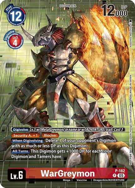 WarGreymon [P-182] (BT-21: Illustration Celebration Pack) [World Convergence] | Enigma On Main