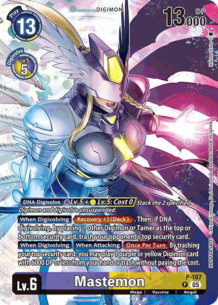 Mastemon [P-187] (BT-21: Illustration Celebration Pack) [World Convergence] | Enigma On Main