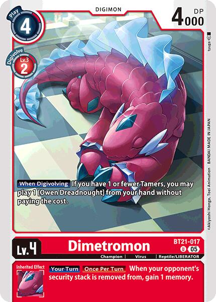 Dimetromon [BT21-017] [World Convergence] | Enigma On Main