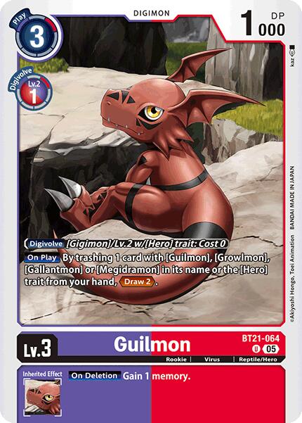Guilmon [BT21-064] [World Convergence] | Enigma On Main