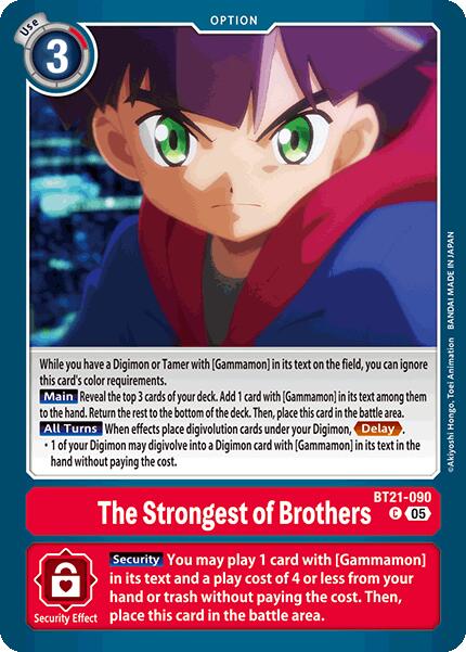 The Strongest of Brothers [BT21-090] [World Convergence] | Enigma On Main