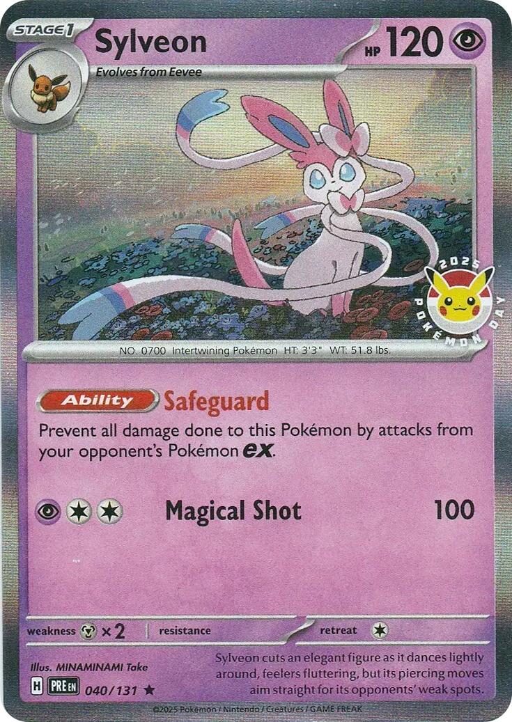 Sylveon (040/131) (Pokemon Day) [Scarlet & Violet: Prismatic Evolutions] | Enigma On Main