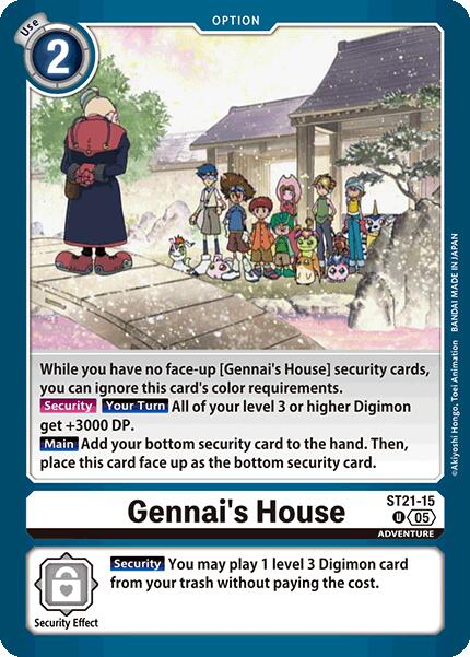 Gennai's House [ST21-15] [Starter Deck: Hero of Hope] | Enigma On Main