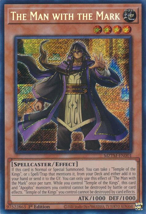 The Man with the Mark [MZTM-EN001] Secret Rare | Enigma On Main