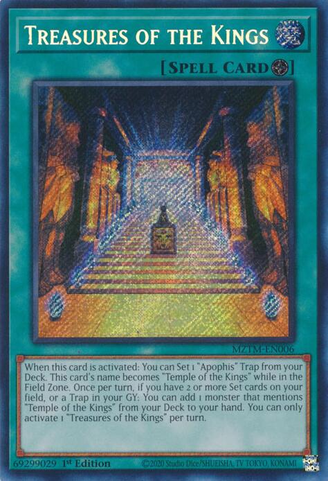 Treasures of the Kings [MZTM-EN006] Secret Rare | Enigma On Main