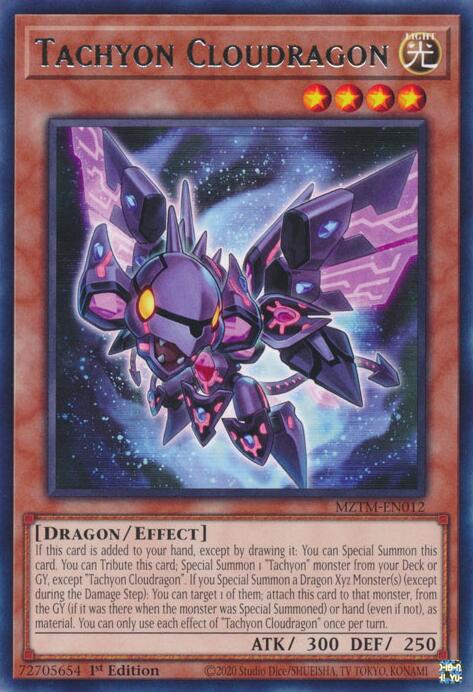 Tachyon Cloudragon [MZTM-EN012] Rare | Enigma On Main
