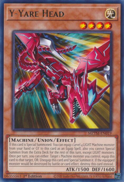Y-Yare Head [MZTM-EN019] Rare | Enigma On Main