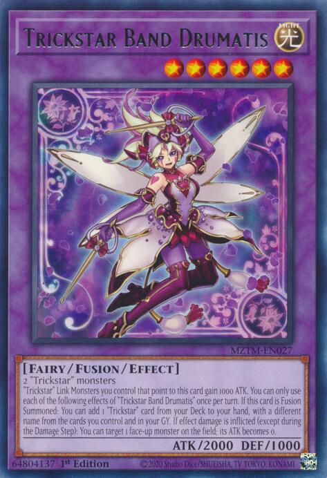 Trickstar Band Drumatis [MZTM-EN027] Rare | Enigma On Main
