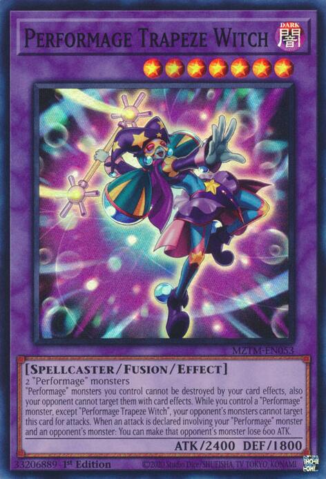 Performage Trapeze Witch [MZTM-EN053] Super Rare | Enigma On Main