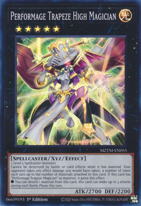 Performage Trapeze High Magician [MZTM-EN055] Super Rare | Enigma On Main
