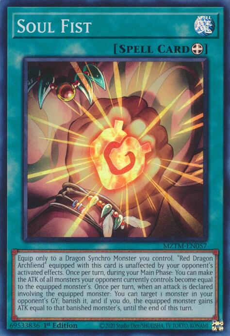Soul Fist [MZTM-EN057] Super Rare | Enigma On Main