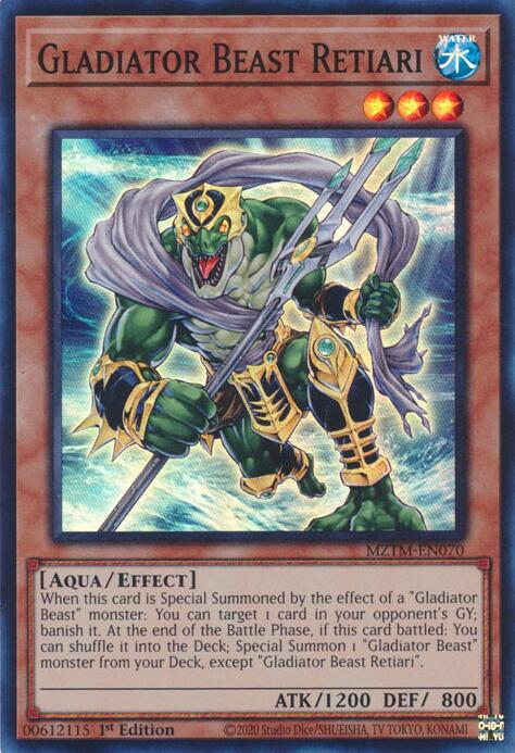Gladiator Beast Retiari [MZTM-EN070] Super Rare | Enigma On Main