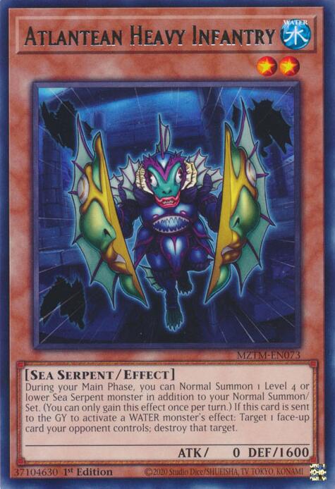 Atlantean Heavy Infantry [MZTM-EN073] Rare | Enigma On Main