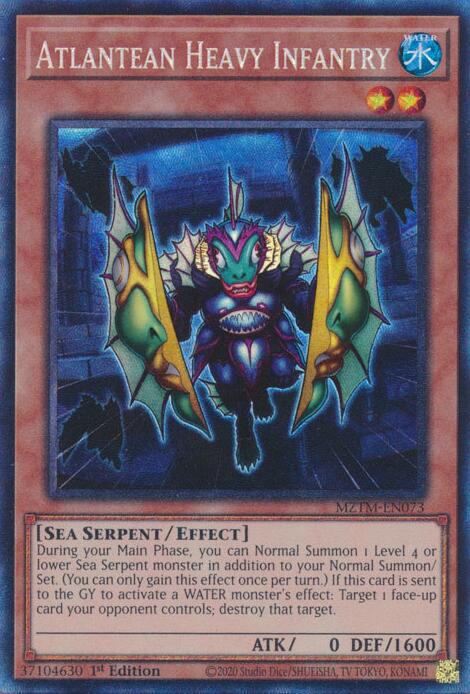 Atlantean Heavy Infantry (Collector's Rare) [MZTM-EN073] Collector's Rare | Enigma On Main
