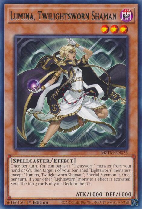 Lumina, Twilightsworn Shaman [MZTM-EN075] Rare | Enigma On Main