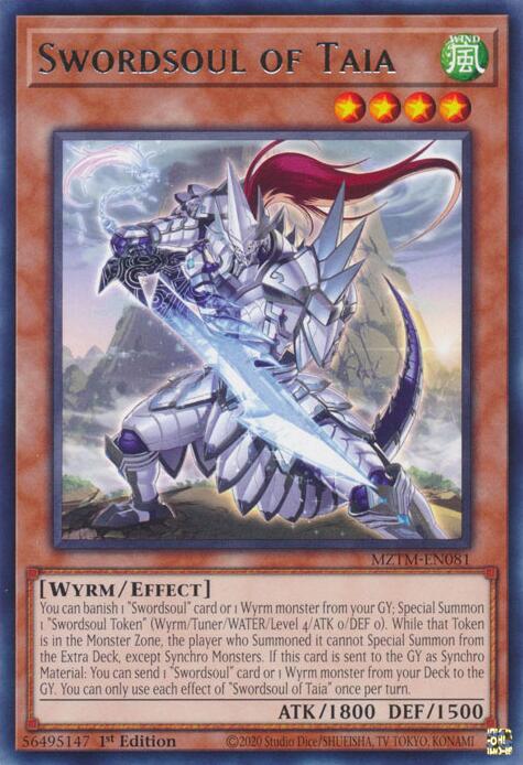 Swordsoul of Taia [MZTM-EN081] Rare | Enigma On Main