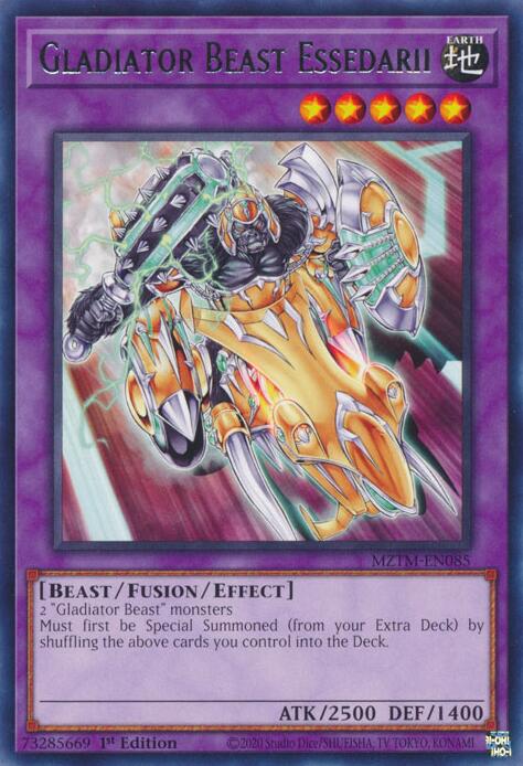 Gladiator Beast Essedarii [MZTM-EN085] Rare | Enigma On Main