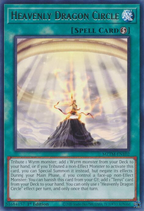 Heavenly Dragon Circle [MZTM-EN102] Rare | Enigma On Main