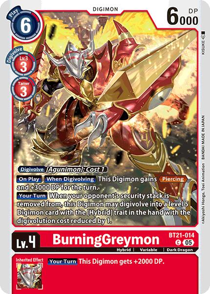 BurningGreymon [BT21-014] [World Convergence] | Enigma On Main