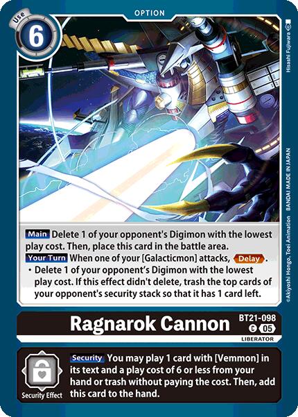Ragnarok Cannon [BT21-098] [World Convergence] | Enigma On Main