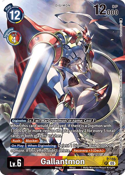 Gallantmon [P-186] (BT-21: Illustration Celebration Pack) [World Convergence] | Enigma On Main