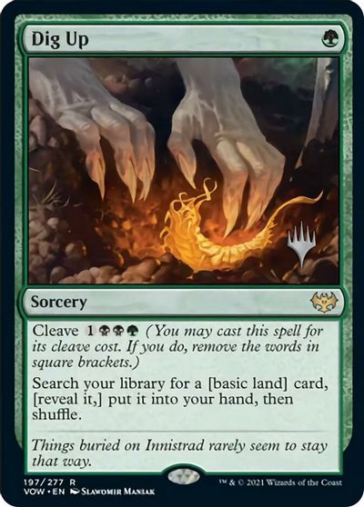 Dig Up (Promo Pack) [Innistrad: Crimson Vow Promos] | Enigma On Main