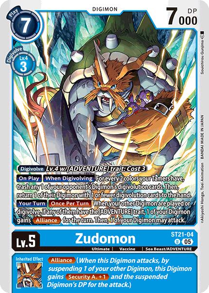 Zudomon [ST21-04] [Starter Deck: Hero of Hope] | Enigma On Main