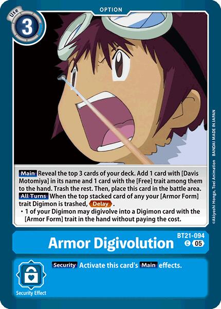 Armor Digivolution [BT21-094] [World Convergence] | Enigma On Main