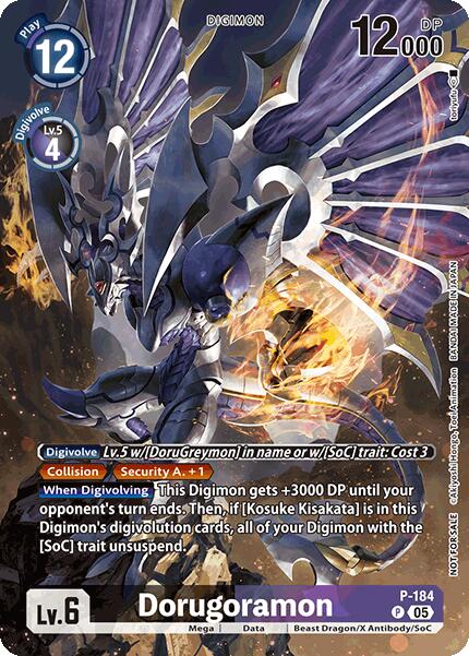 Dorugoramon [P-184] (BT-21: Illustration Celebration Pack) [World Convergence] | Enigma On Main