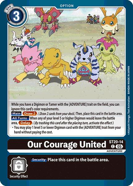 Our Courage United [ST20-14] [Starter Deck: Protector of Light] | Enigma On Main