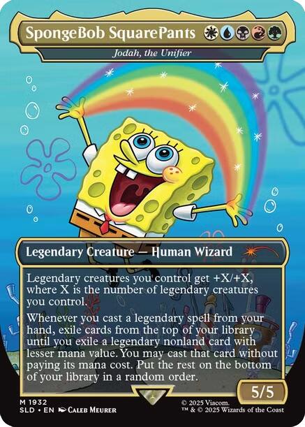 SpongeBob SquarePants - Jodah, the Unifier [Secret Lair Drop Series] | Enigma On Main