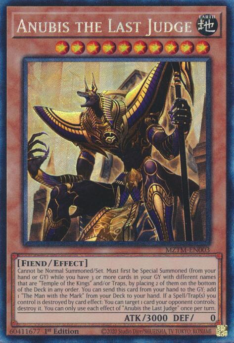 Anubis the Last Judge (Collector's Rare) [MZTM-EN003] Collector's Rare | Enigma On Main