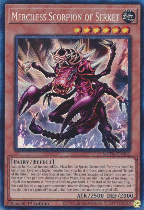 Merciless Scorpion of Serket (Collector's Rare) [MZTM-EN002] Ultra Rare | Enigma On Main
